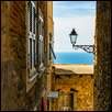 Glimpse of the Ligurian Sea