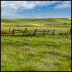 Flint Hills View with Derelict Fence