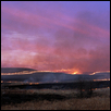 Prairie Fires, Sunset, Tallgrass Prairie NP
